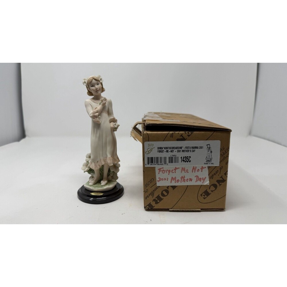 Florence Giuseppe Armani Figurine. Forget Me Not 2001 Mother's Day 1435C.